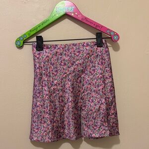 Vibrant Floral Mini Skirt